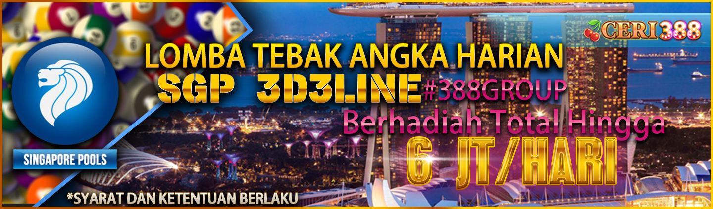 TEBAK ANGKA HARIAN SINGAPORE 3D3LINE